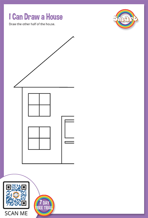 I can draw a house