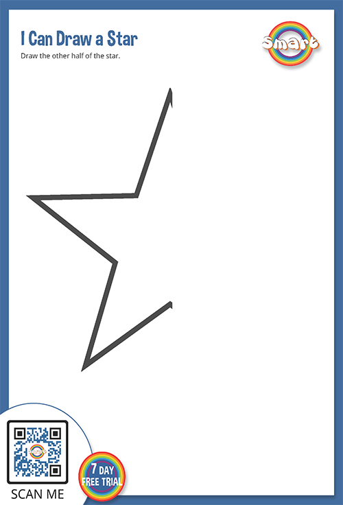 I can draw a star