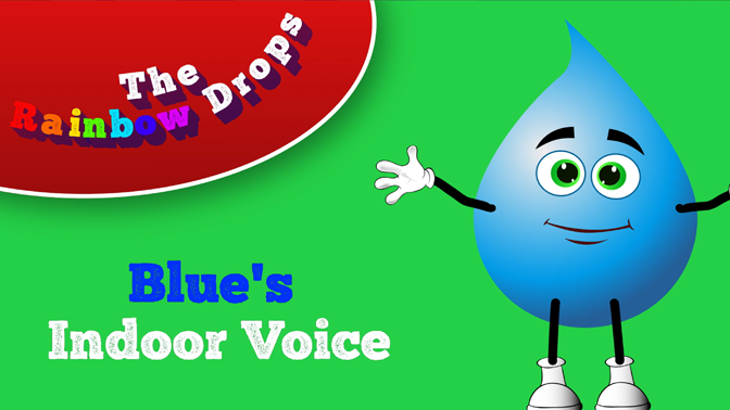 Blues Indoor Voice Educational Cartoon for children