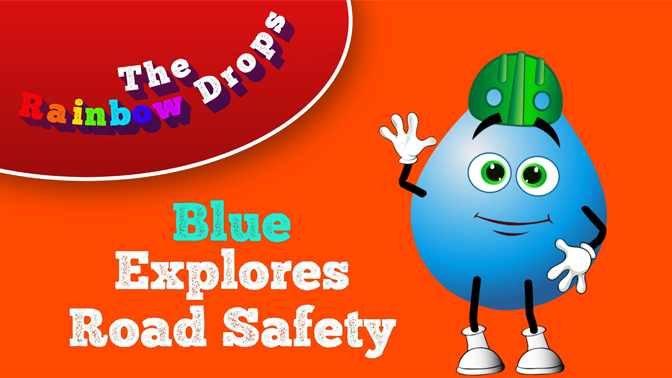 Blue Explores Road Safety Cartoons for Children