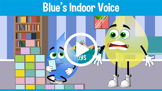 Blues Indoor Voice Educational Cartoons