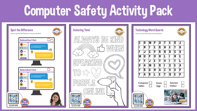 computer safety activity pack