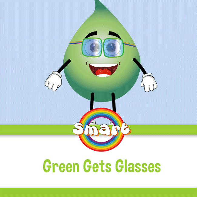 Green Gets Glasses storybook