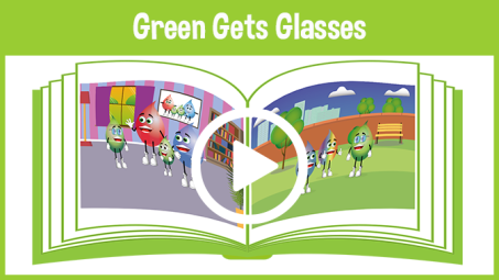 Green Gets Glasses Read-to-me
