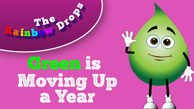 Green Moves Up A Year Educational Cartoon for children