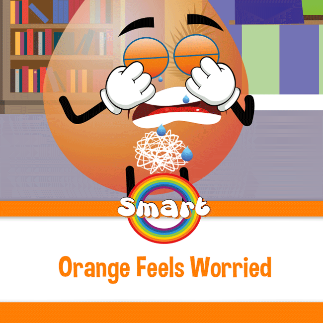 Orange Feels Worried