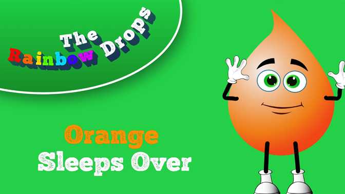 Orange Sleeps Over Educational Cartoon for children