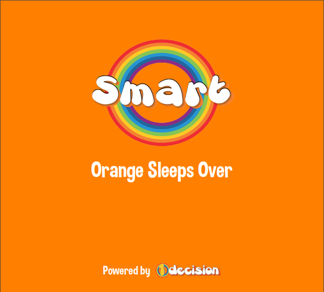 Orange Sleeps Over Storybook Back Cover
