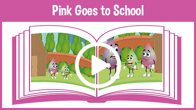 Pink Goes to School Read-to-me