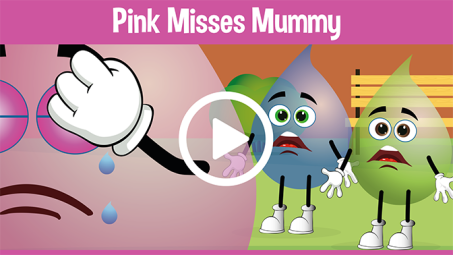 Pink Misses Mummy Educational Cartoons