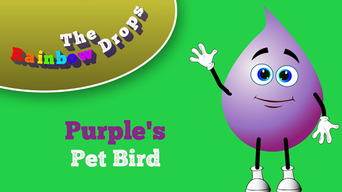 Purple’s Pet Bird Educational Cartoon for children