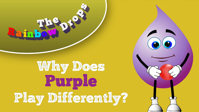 Why Does Purple Play Differently Educational Cartoon for children