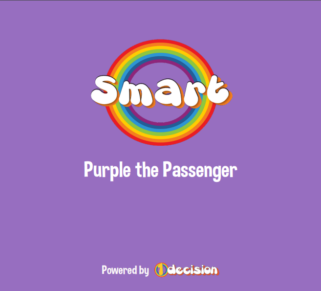 Purple the Passenger Storybook Back
