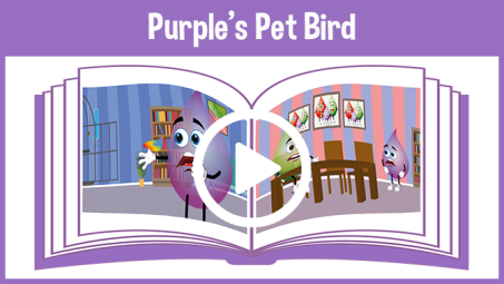 Purple’s Pet Bird Read-to-me