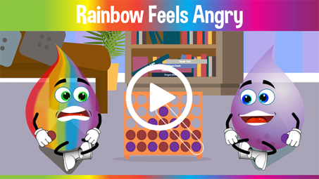 Rainbow Feels Angry Educational Cartoons