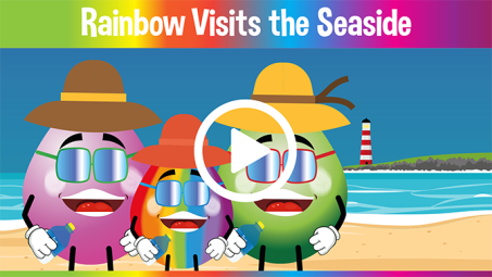 Rainbow Visits the Seaside Educational Cartoons