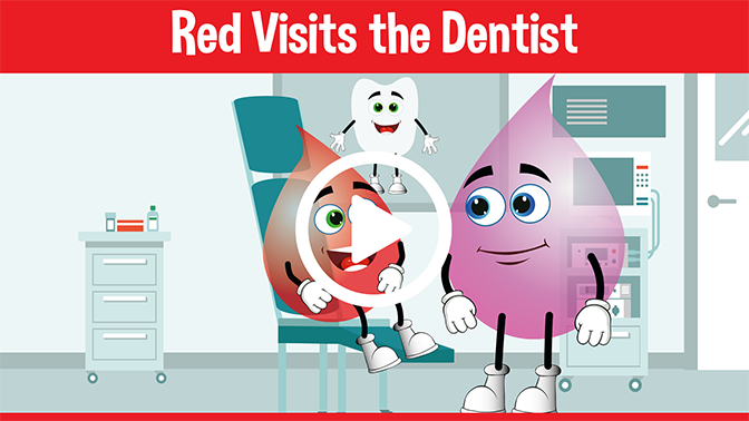 Red Visits the Dentist Educational Cartoons