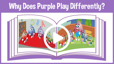 Why does Purple Play Differently Read-to-me
