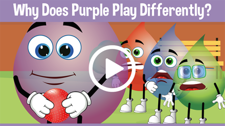 Why does Purple Play Differently Educational Cartoons